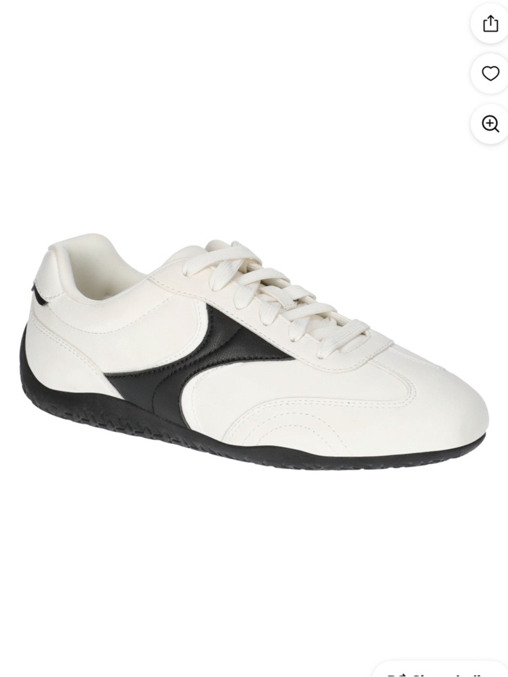 Avia Womens Faux Suede Athletic Lifestyle Sneakers SZ 10 Black White New Casual
